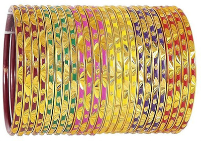 hand kkrafts Metal Bangle Set(Pack of 24)