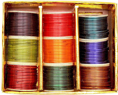 ZULKA Glass Bangle Set(Pack of 144)