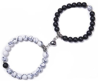 P R Production Stone, Crystal, Glass Bracelet(Pack of 2)