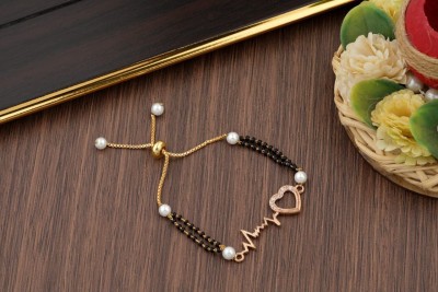 MBC TRADE Brass Diamond Gold-plated Bracelet