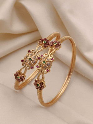 AGASTYA CREATIONS Alloy Bangle Set(Pack of 2)