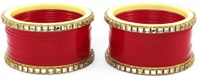 shivaay traders Plastic Diamond Bangle Set(Pack of 2)