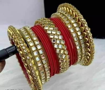 ZADLAXAR Metal Zircon Bangle Set