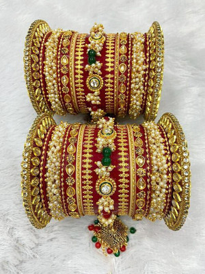 SHIVANSH BANGLES Stone, Plastic Bangle Set(Pack of 2)