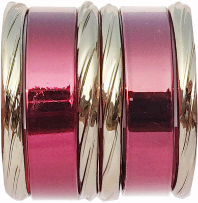 HouseOfCommon Glass Bangle Set(Pack of 6)