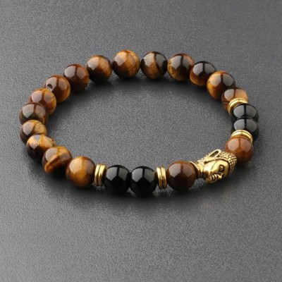 Thrillz Alloy Beads Gold-plated Bracelet