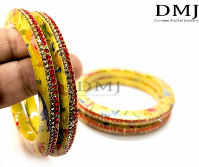 DMJ Plastic Bangle Set(Pack of 2)