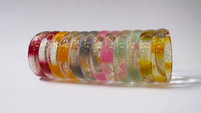 priya kangan Glass Bangle(Pack of 10)