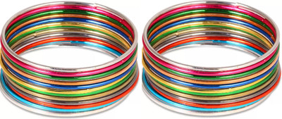 hand kkrafts Metal Gold-plated Bangle Set(Pack of 24)