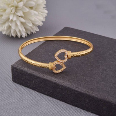 VR Fashion HUB Alloy Diamond Gold-plated Bangle Set