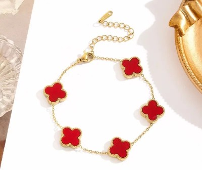 AMAAL Metal, Alloy, Stainless Steel Gold-plated Charm Bracelet