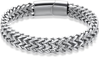 Karishma Kreations Stainless Steel Silver Bracelet