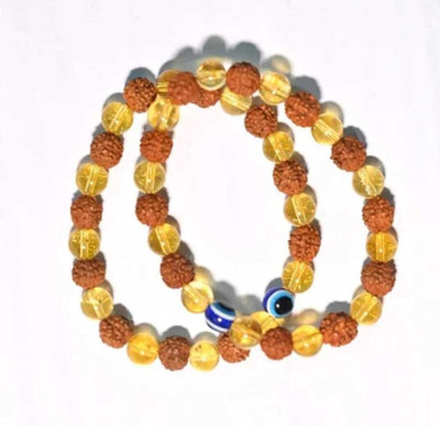 DIVINE SOUVENIRS Crystal, Rudraksha Crystal Bracelet(Pack of 2)