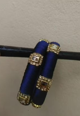 sri manikanta traders Stone Bangle Set(Pack of 2)