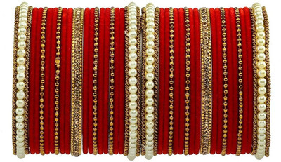 LYBASHINE Metal Cubic Zirconia Gold-plated Bangle Set(Pack of 2)