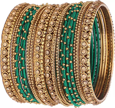 Rijoli Metal Bangle Set(Pack of 10)