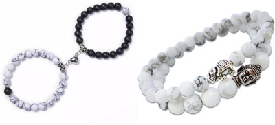Malas Collection Stone, Alloy Bracelet Set(Pack of 2)