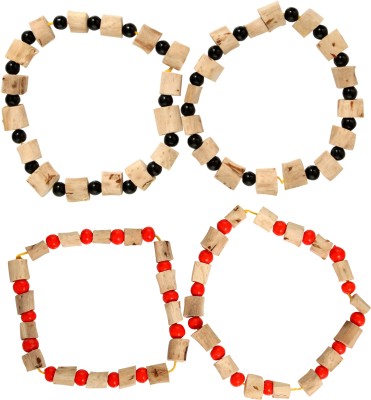 Pyengora Wood Bracelet Set(Pack of 4)