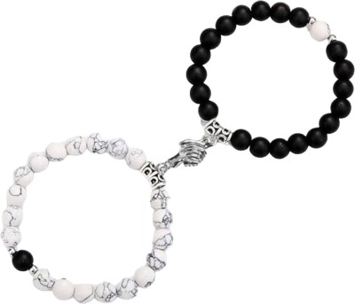 linkin fashion Stone Beads Bracelet Set(Pack of 2)