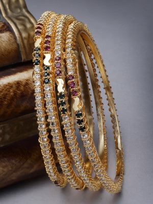 Sukkhi Alloy Gold-plated Bangle Set(Pack of 4)