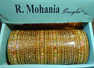 ZOJIYO Glass Bangle Set