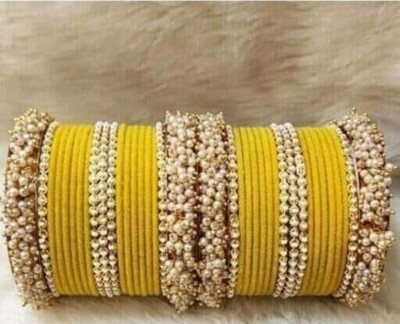RKRENTERPRISES Metal Gold-plated Bangle Set