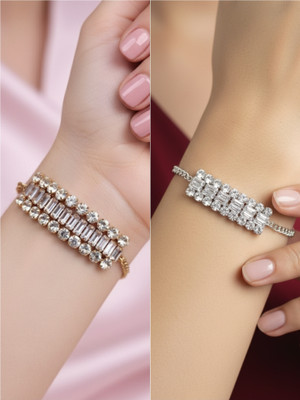 Fab Every Way Alloy Bracelet Set(Pack of 2)