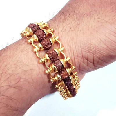 Aarav Retails Brass Beads Gold-plated Bracelet