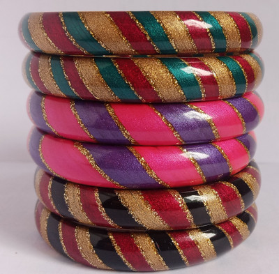 Lahti wala lac Lac Bangle Set(Pack of 6)