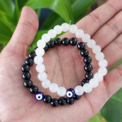 Jaishreeshyamaa Glass Crystal Bracelet(Pack of 2)