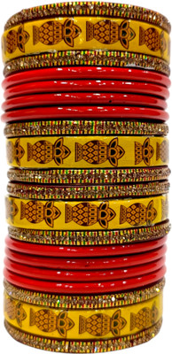 Lahthi Wala Lac Bracelet Set(Pack of 10)