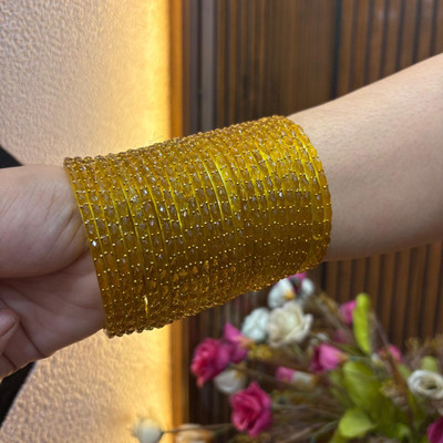 Kaab Glass Bangle Set(Pack of 24)