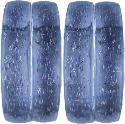 PG Traders Glass Bangle(Pack of 4)