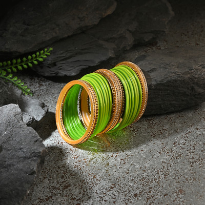 Somil Glass, Plastic Bangle Set(Pack of 2)