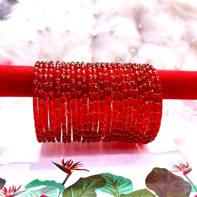FRizaFashion Glass Bangle Set(Pack of 24)