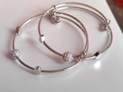 YA Glitz Metal Bracelet Set(Pack of 2)