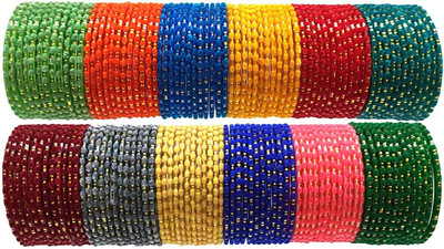 VAKANGAN Glass Bangle Set(Pack of 144)