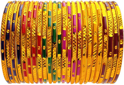 ZUMKA Metal Bangle Set(Pack of 24)