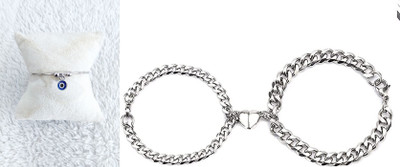 P R Production Brass Charm Bracelet(Pack of 2)