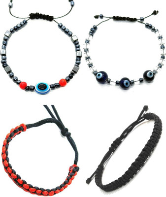 KINGSTYLEIMPEX Metal Charm Bracelet(Pack of 4)