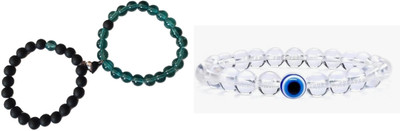 Malas Collection Stone, Crystal, Glass Bracelet Set(Pack of 2)