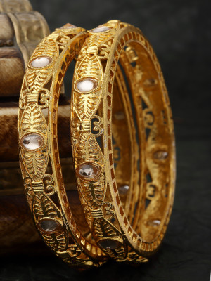 Sukkhi Alloy Gold-plated Bangle Set(Pack of 2)