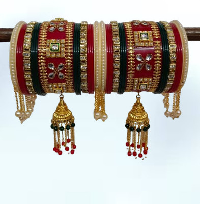 AYSHA CREATION Metal Bangle Set
