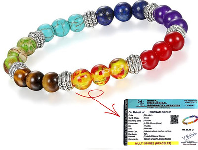 Prosac 7 Chakra Crystal Bracelet