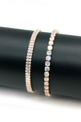 Bracotive Brass Gold-plated Bracelet(Pack of 2)