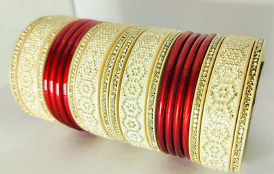 Ladiesstop Lac Bangle Set(Pack of 9)