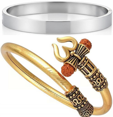 IKONKARR Brass, Stainless Steel Bracelet(Pack of 2)