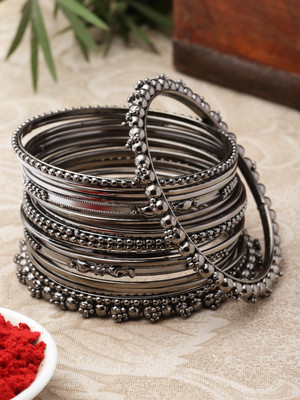 ZENEME Brass Bangle Set(Pack of 20)