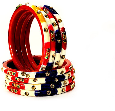 DMJ Plastic Bangle Set(Pack of 8)
