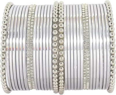 NMII Metal Zircon Bangle Set(Pack of 32)